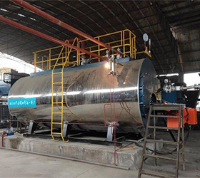 Газовый паровой котел мощностью 10 тонн для бумажной фабрики Бангладеш